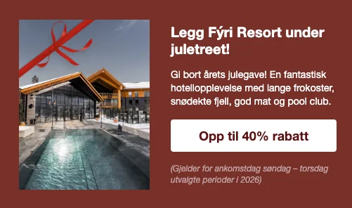 Bevis på rabattkode - Fyri Resort - Fyri Resort [[opptil 40% rabatt]] på juleopphold